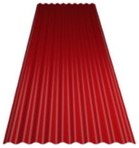 ورق شیروانی رنگی قرمز ذوذنقه