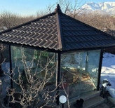 اجرای سقف شیروانی الاچیق نمالمبه