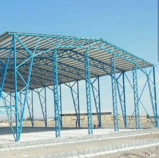 نصب و اجرای سقف شیروانی سقف سوله خرپا