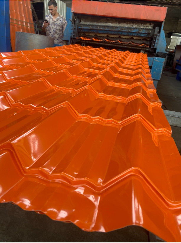 ورق شیروانی طرح سفال جنوا